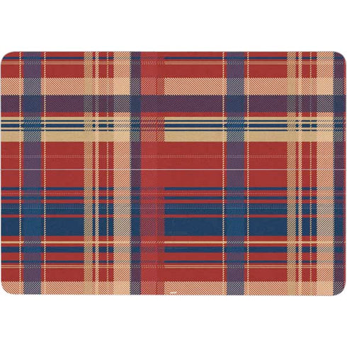 Red and Blue Plaid Surface Laptop Studio Skin