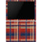 Red and Blue Plaid Surface Pro 6 Skin