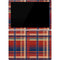 Red and Blue Plaid Surface Pro 7 Skin