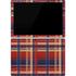 Red and Blue Plaid Surface Pro 7 Skin