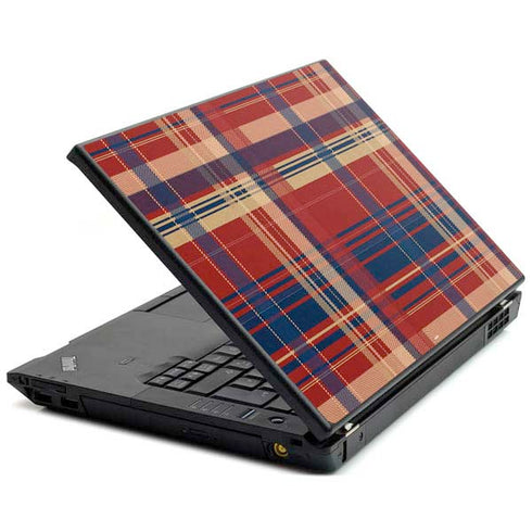 Red and Blue Plaid T440s Skin