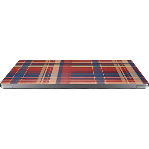 Red and Blue Plaid Universal Laptop 14in (11.4 x 8.2in) Skin