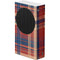 Red and Blue Plaid Xbox Series S Console Skin