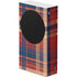 Red and Blue Plaid Xbox Series S Console Skin