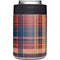 Red and Blue Plaid Yeti Colster Can Insulator Skin