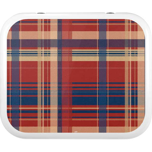 Red and Blue Plaid YETI Roadie 24 Hard Cooler Skin