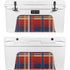 Red and Blue Plaid YETI Tundra 75 Hard Cooler Skin