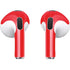 Red Solid Apple AirPods (3rd Gen 2021) Skin
