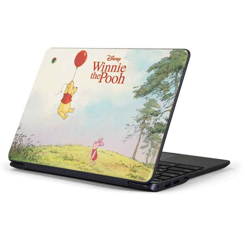Disney Winnie the Pooh Red Ballon Samsung Chromebook Skin