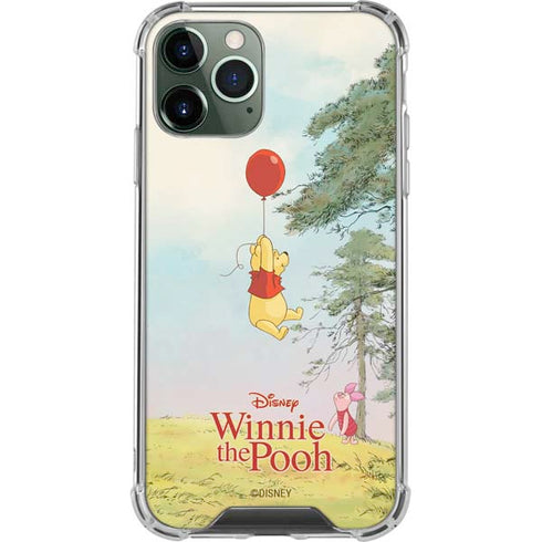 Disney Winnie the Pooh Red Ballon iPhone 11 Pro Max Clear Case