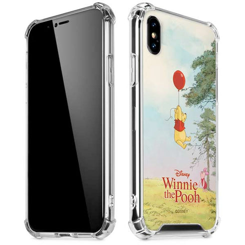 Disney Winnie the Pooh Red Ballon iPhone XS Max Clear Case