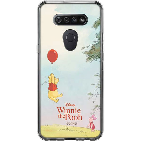 Disney Winnie the Pooh Red Ballon LG K51/Q51 Clear Case