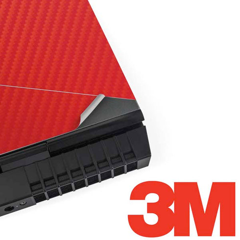 Red Carbon Fiber Specialty Texture Material Dell Alienware Skin