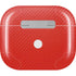 Red Carbon Fiber Specialty Material Apple AirPods (3rd Gen 2021) Skin