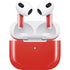 Red Carbon Fiber Specialty Material Apple AirPods (3rd Gen 2021) Skin