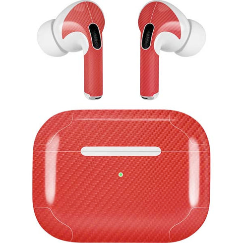 Red Carbon Fiber Specialty Material Apple AirPods Pro Skin