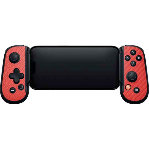 Red Carbon Fiber Specialty Material Backbone One for iPhone Game Controller Skin