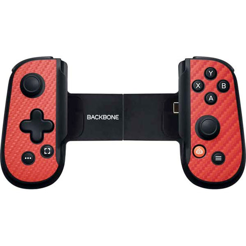 Red Carbon Fiber Specialty Material Backbone One for iPhone Game Controller Skin
