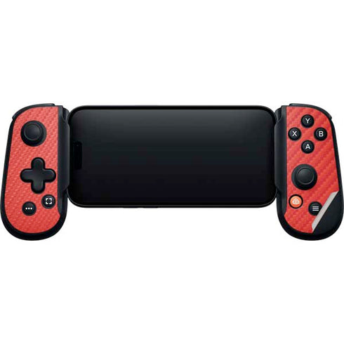 Red Carbon Fiber Specialty Material Backbone One for iPhone Game Controller Skin