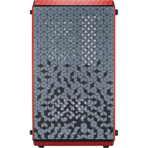 Red Carbon Fiber Specialty Material Cooler Master MasterBox Q300L Mini Tower Skin