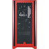 Red Carbon Fiber Specialty Material Corsair 4000D Tempered Glass Mid-Tower ATX Case Skin