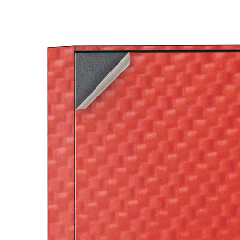 Red Carbon Fiber Specialty Material Corsair 4000D Tempered Glass Mid-Tower ATX Case Skin