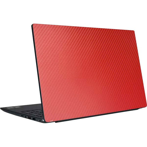 Red Carbon Fiber Specialty Texture Material Dell Vostro Skin