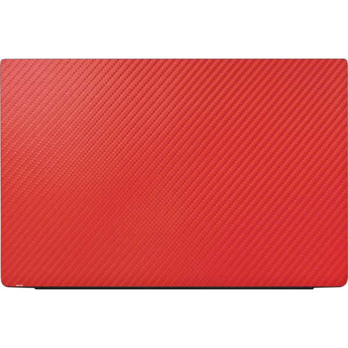 Red Carbon Fiber Specialty Texture Material Dell Vostro Skin