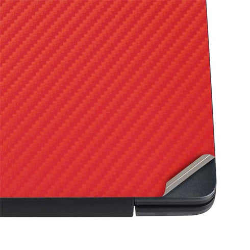 Red Carbon Fiber Specialty Texture Material Dell Vostro Skin