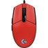 Red Carbon Fiber Specialty Material G203 Prodigy RGB Wired Gaming Mouse Skin