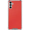 Red Carbon Fiber Specialty Material Galaxy A13 5G Clear Case