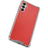 Red Carbon Fiber Specialty Material Galaxy A15 5G Clear Case
