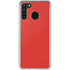 Red Carbon Fiber Specialty Material Galaxy A21 Clear Case