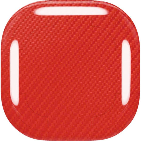 Red Carbon Fiber Specialty Material Galaxy Buds Live Skin