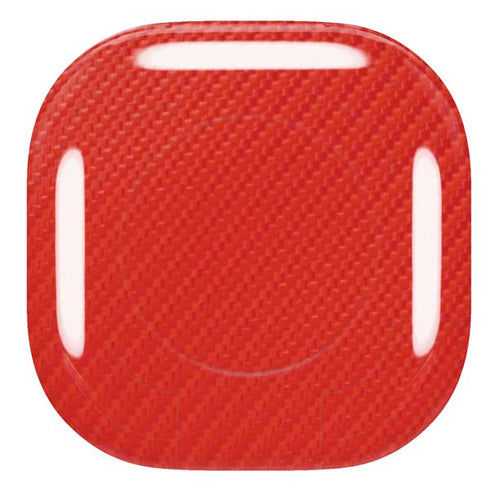 Red Carbon Fiber Specialty Material Galaxy Buds Live Skin