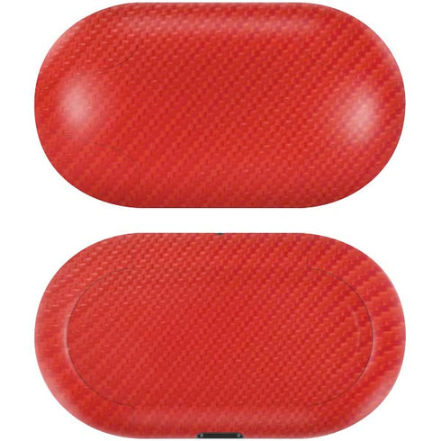 Red Carbon Fiber Specialty Material Galaxy Buds Skin
