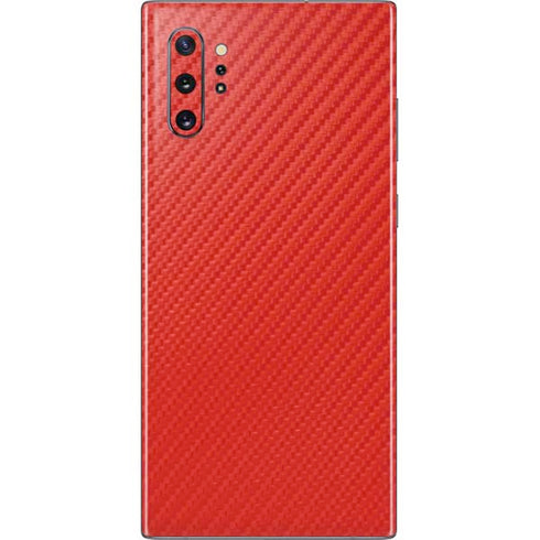 Red Carbon Fiber Specialty Material Galaxy Note 10 Plus Skin