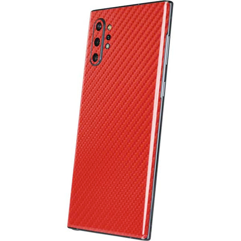 Red Carbon Fiber Specialty Material Galaxy Note 10 Plus Skin