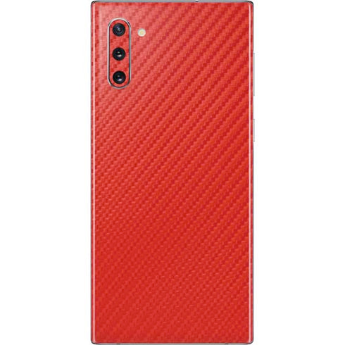 Red Carbon Fiber Specialty Material Galaxy Note 10 Skin