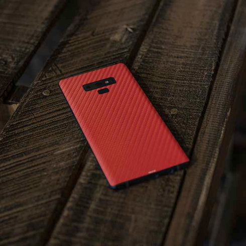 Red Carbon Fiber Specialty Material Galaxy Note 9 Skin