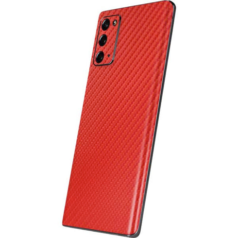 Red Carbon Fiber Specialty Material Galaxy Note20 5G Skin