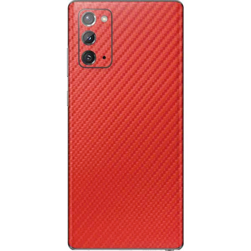 Red Carbon Fiber Specialty Material Galaxy Note20 5G Skin