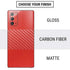 Red Carbon Fiber Specialty Material Galaxy Note20 5G Skin