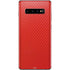 Red Carbon Fiber Specialty Material Galaxy S10 Plus Skin