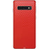 Red Carbon Fiber Specialty Material Galaxy S10 Skin