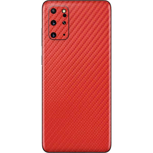 Red Carbon Fiber Specialty Material Galaxy S20 Plus Skin