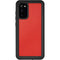 Red Carbon Fiber Specialty Material Galaxy S20 Waterproof Case