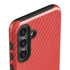 Red Carbon Fiber Specialty Texture Material Galaxy S24 Impact Case