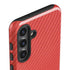 Red Carbon Fiber Specialty Texture Material Galaxy S24 Plus Impact Case