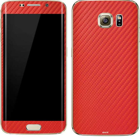Red Carbon Fiber Specialty Material Galaxy S7 Edge Skin